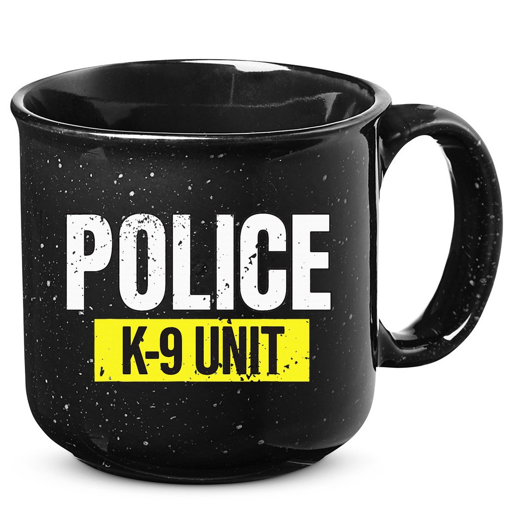 K9 Police Unit Dog Canine Officer 15oz Campfire Ceramic Mug