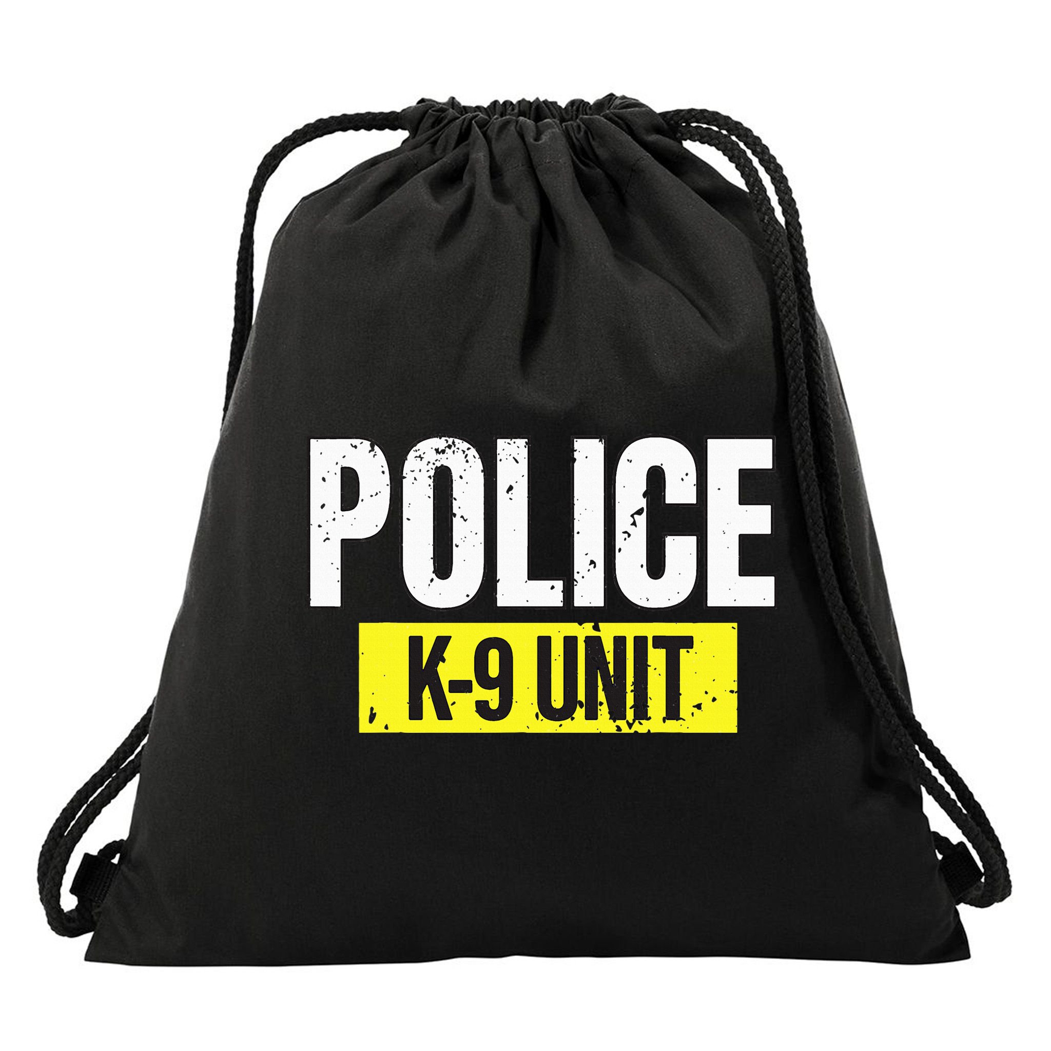 K9 Police Unit Dog Canine Officer Drawstring Bag