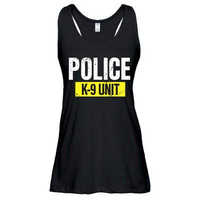 K9 Police Unit Dog Canine Officer Ladies Essential Flowy Tank