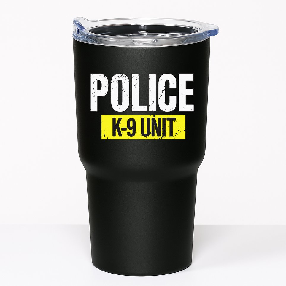 K9 Police Unit Dog Canine Officer Tumbler