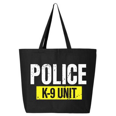 K9 Police Unit Dog Canine Officer 25L Jumbo Tote