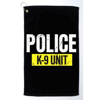 K9 Police Unit Dog Canine Officer Golf Towel