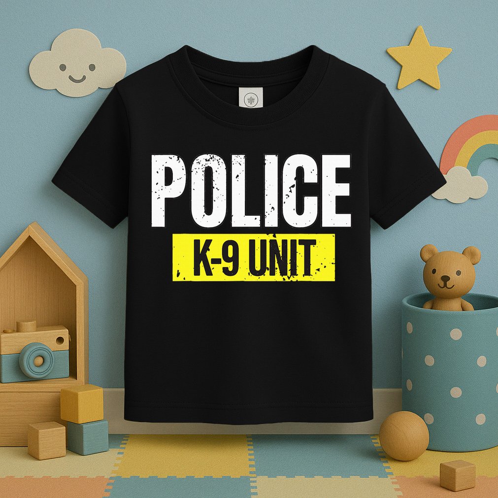 K9 Police Unit Dog Canine Officer Toddler T-Shirt