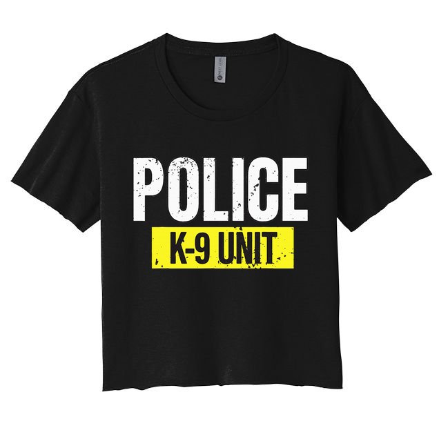 K9 Police Unit Dog Canine Officer Crop Top