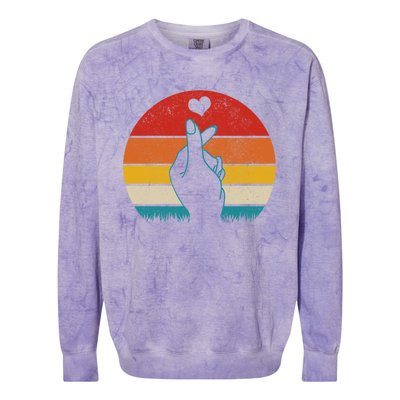 Korean Pop Vintage Fan Gift Colorblast Crewneck Sweatshirt