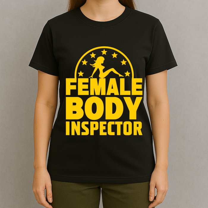 Kash Patel Wearing Female Body Inspector T-Shirt