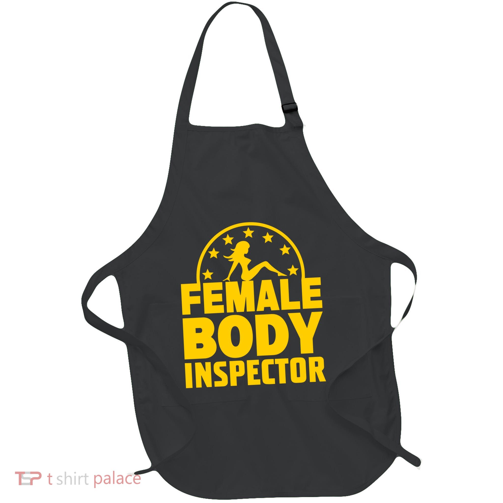 Kash Patel Wearing Female Body Inspector Full-Length Apron With Pockets
