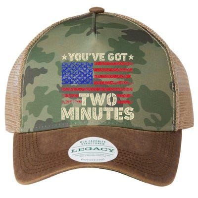 Kash Patel YouVe Got Two Minutes Interview Quote Humor Legacy Tie Dye Trucker Hat