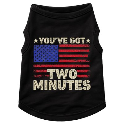 Kash Patel YouVe Got Two Minutes Interview Quote Humor Doggie Tank