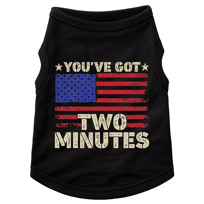 Kash Patel YouVe Got Two Minutes Interview Quote Humor Doggie Tank
