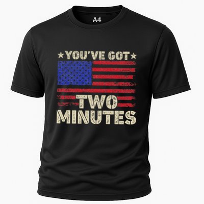 Kash Patel YouVe Got Two Minutes Interview Quote Humor Cooling Performance Crew T-Shirt