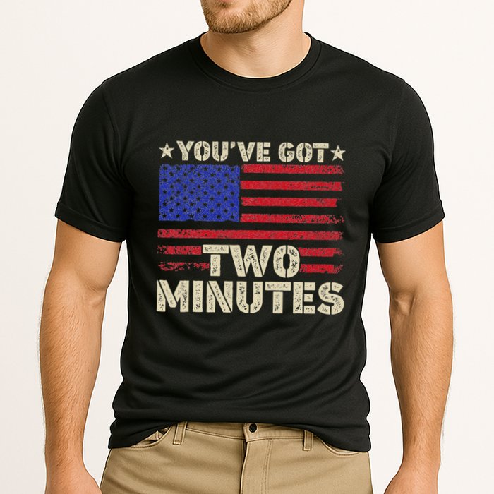 Kash Patel YouVe Got Two Minutes Interview Quote Humor Performance Shirt