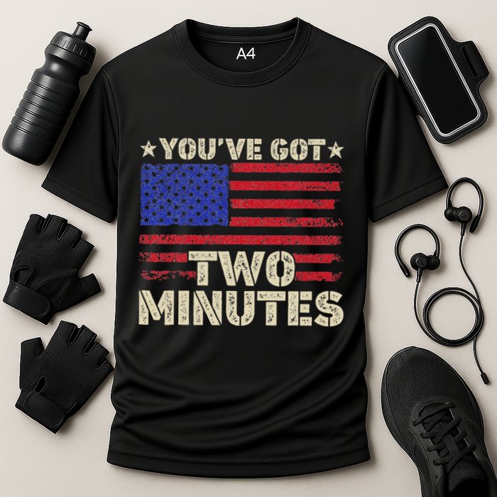 Kash Patel YouVe Got Two Minutes Interview Quote Humor Performance Shirt