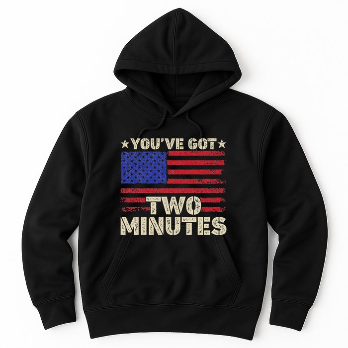 Kash Patel YouVe Got Two Minutes Interview Quote Humor Hoodie