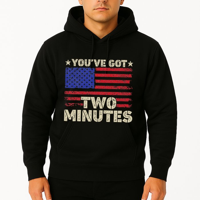 Kash Patel YouVe Got Two Minutes Interview Quote Humor Hoodie
