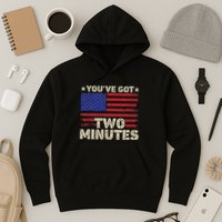 Kash Patel YouVe Got Two Minutes Interview Quote Humor Hoodie