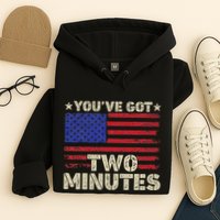 Kash Patel YouVe Got Two Minutes Interview Quote Humor Hoodie