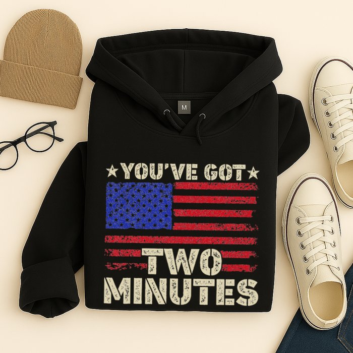 Kash Patel YouVe Got Two Minutes Interview Quote Humor Hoodie