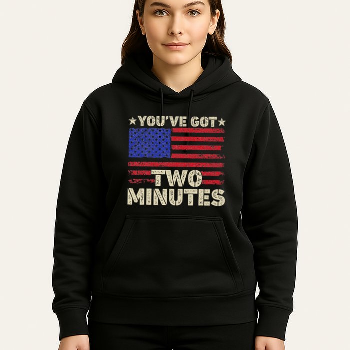 Kash Patel YouVe Got Two Minutes Interview Quote Humor Hoodie