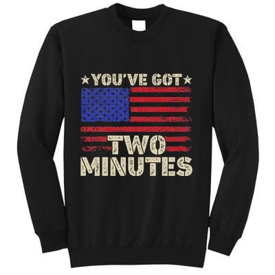 Kash Patel YouVe Got Two Minutes Interview Quote Humor Sweatshirt