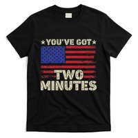 Kash Patel YouVe Got Two Minutes Interview Quote Humor T-Shirt