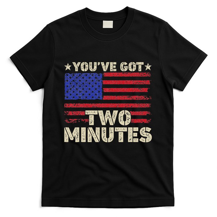 Kash Patel YouVe Got Two Minutes Interview Quote Humor T-Shirt