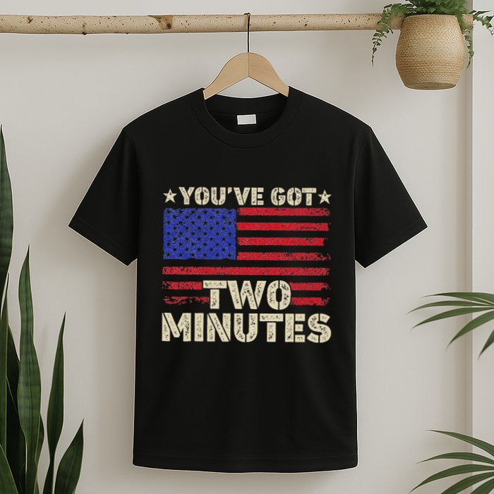 Kash Patel YouVe Got Two Minutes Interview Quote Humor T-Shirt