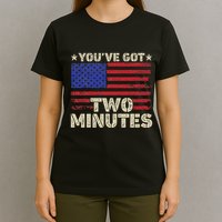 Kash Patel YouVe Got Two Minutes Interview Quote Humor T-Shirt