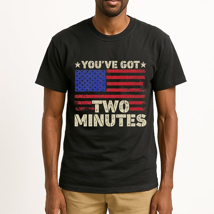 Kash Patel YouVe Got Two Minutes Interview Quote Humor Tall T-Shirt