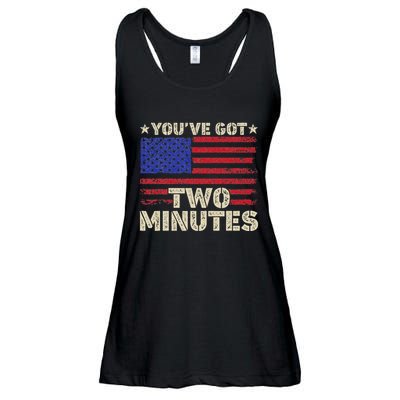 Kash Patel YouVe Got Two Minutes Interview Quote Humor Ladies Essential Flowy Tank