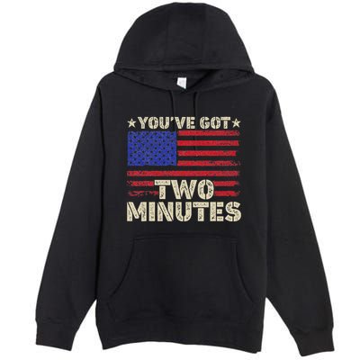 Kash Patel YouVe Got Two Minutes Interview Quote Humor Premium Pullover Hoodie