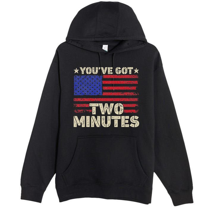 Kash Patel YouVe Got Two Minutes Interview Quote Humor Premium Pullover Hoodie