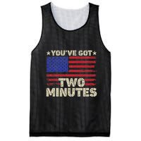 Kash Patel YouVe Got Two Minutes Interview Quote Humor Mesh Reversible Basketball Jersey Tank