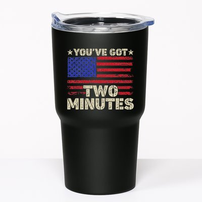 Kash Patel YouVe Got Two Minutes Interview Quote Humor Tumbler