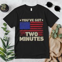Kash Patel YouVe Got Two Minutes Interview Quote Humor Premium T-Shirt