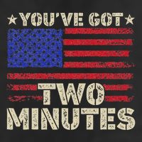 Kash Patel YouVe Got Two Minutes Interview Quote Humor 25L Jumbo Tote