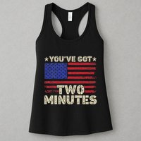 Kash Patel YouVe Got Two Minutes Interview Quote Humor Womens Tank Top