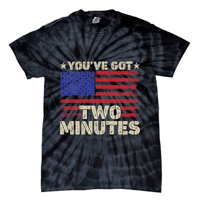 Kash Patel YouVe Got Two Minutes Interview Quote Humor Tie-Dye T-Shirt