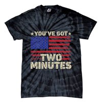 Kash Patel YouVe Got Two Minutes Interview Quote Humor Tie-Dye T-Shirt
