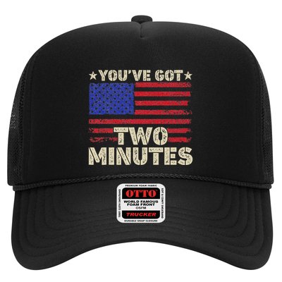 Kash Patel YouVe Got Two Minutes Interview Quote Humor Trucker Hat