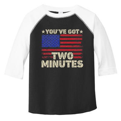 Kash Patel YouVe Got Two Minutes Interview Quote Humor Toddler Fine Jersey T-Shirt