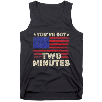 Kash Patel YouVe Got Two Minutes Interview Quote Humor Tank Top