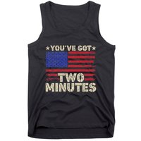 Kash Patel YouVe Got Two Minutes Interview Quote Humor Tank Top