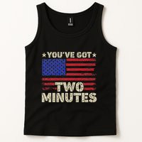 Kash Patel YouVe Got Two Minutes Interview Quote Humor Tank Top