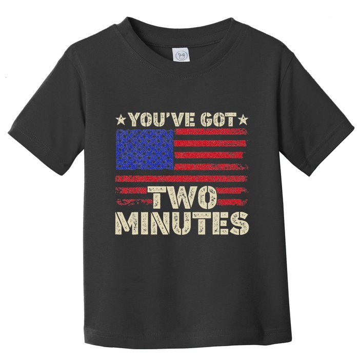 Kash Patel YouVe Got Two Minutes Interview Quote Humor Toddler T-Shirt