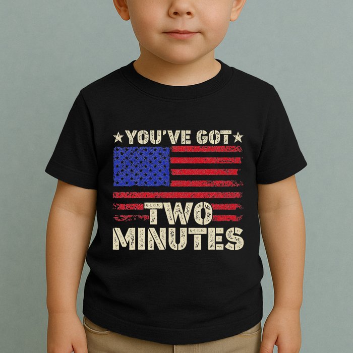 Kash Patel YouVe Got Two Minutes Interview Quote Humor Toddler T-Shirt