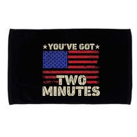 Kash Patel YouVe Got Two Minutes Interview Quote Humor Microfiber Hand Towel