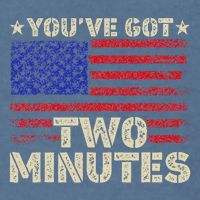Kash Patel YouVe Got Two Minutes Interview Quote Humor Garment-Dyed Sweatshirt