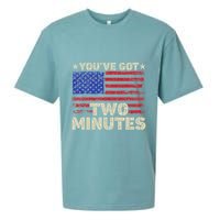 Kash Patel YouVe Got Two Minutes Interview Quote Humor Sueded Cloud Jersey T-Shirt