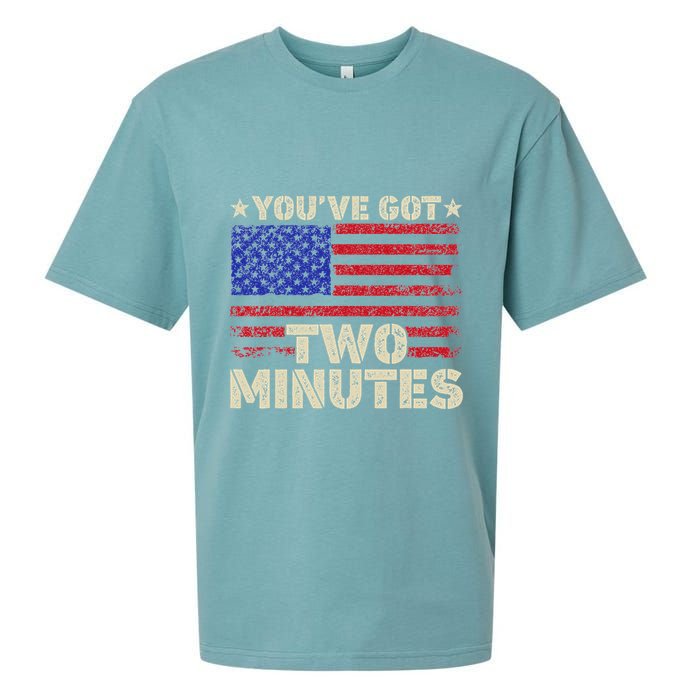 Kash Patel YouVe Got Two Minutes Interview Quote Humor Sueded Cloud Jersey T-Shirt